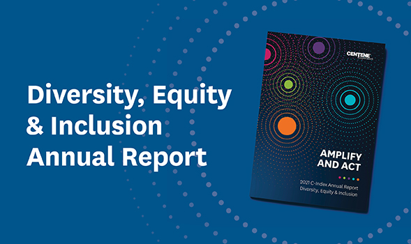 Cover of the DEI 2021 Annual Report.