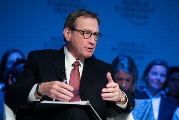 Michael Niedorff at WEF in Davos, Switzerland