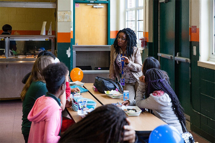 kids listen during social isolation presentation