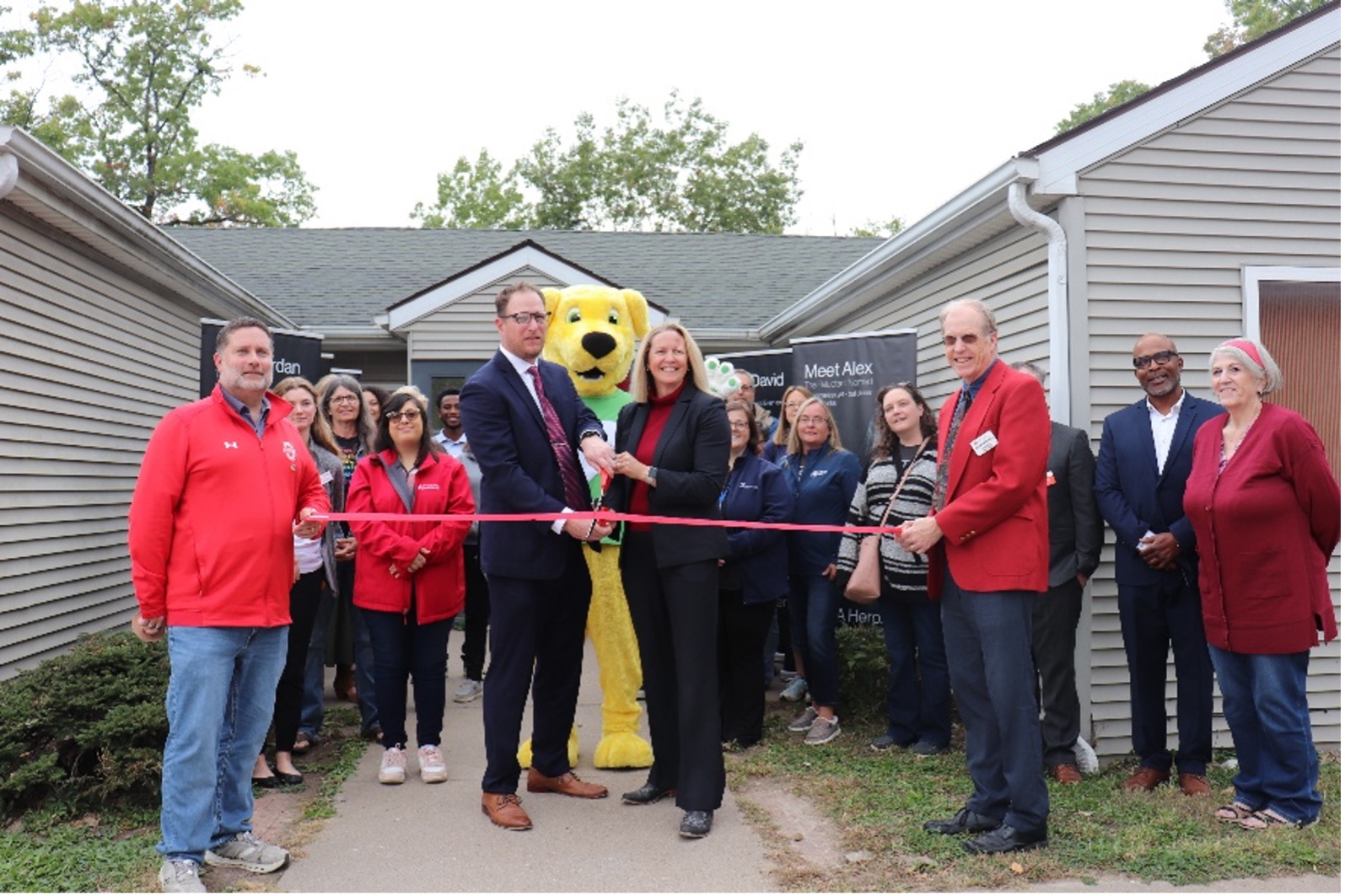 Ribbon cutting for The Empowerment Command Center, funded by Iowa Total Care