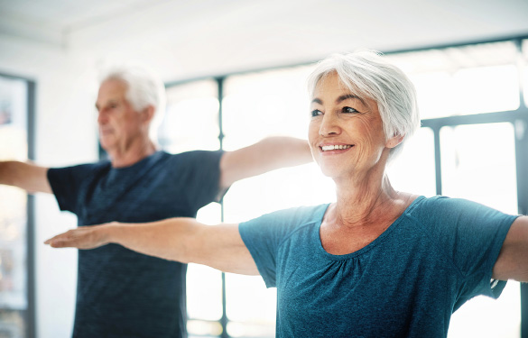 seniors exercising