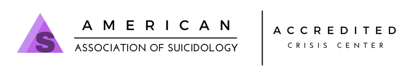 American Association of Suicidology Accreditation logo