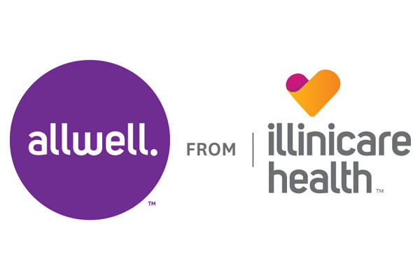 Logo of Allwell from Illinicare Health a healthcare program of Centene Corporation