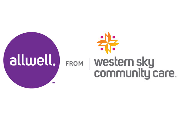 Logo of Allwell from Western Sky Community Care, a healthcare program of Centene Corporation